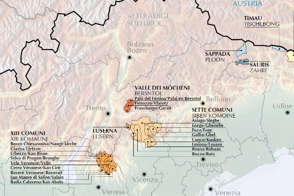 Mapa – Cimbri